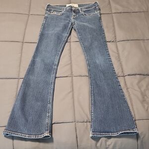 Hollister Classic Blue Wide Leg Jeans
